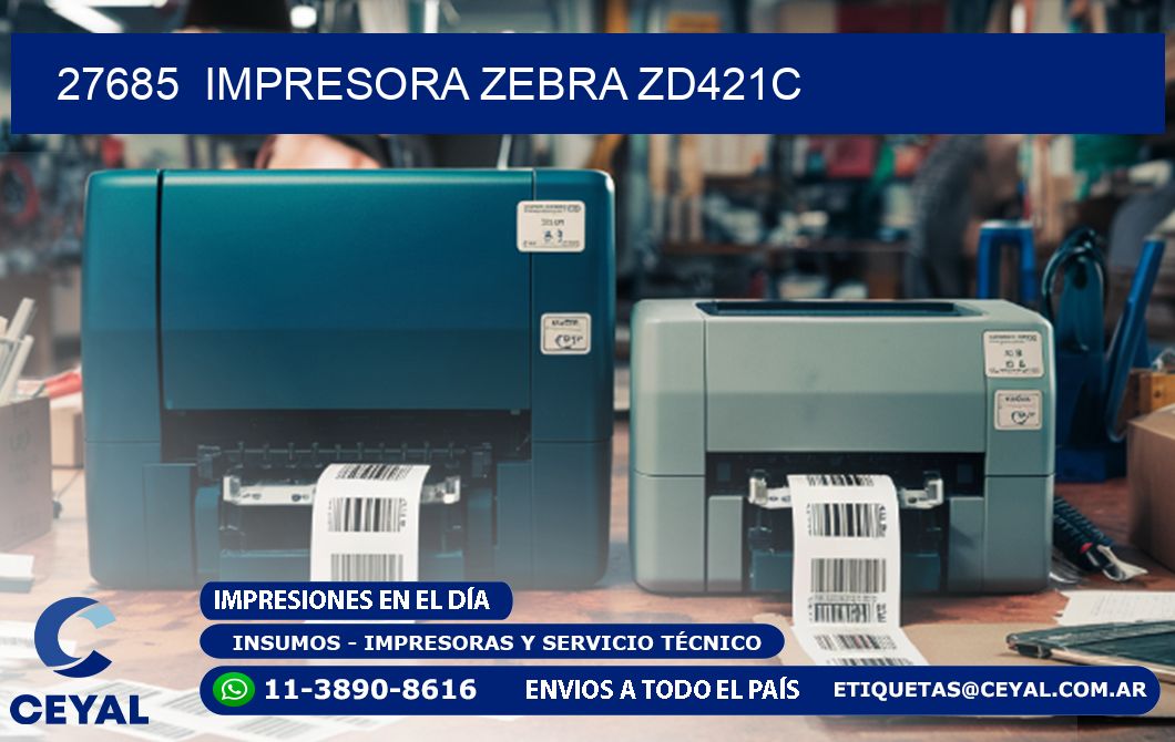 27685 Impresora Zebra zd421c
