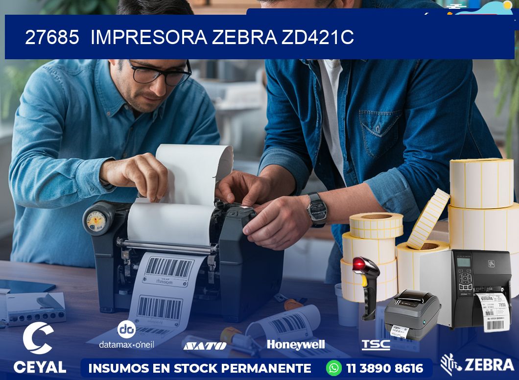 27685  Impresora Zebra zd421c