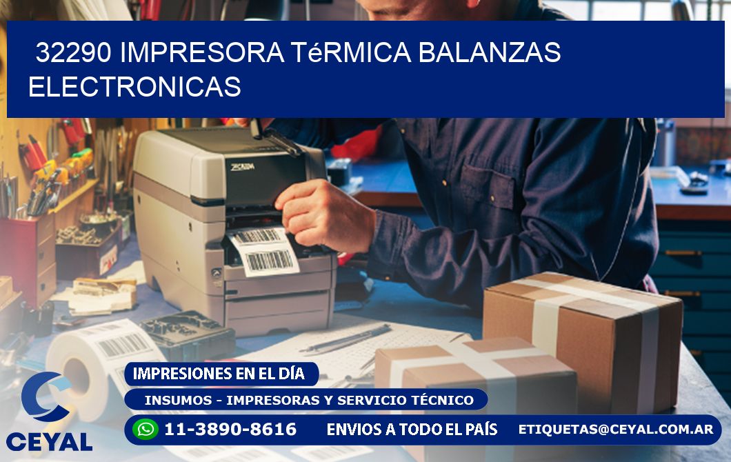 32290 impresora térmica balanzas electronicas