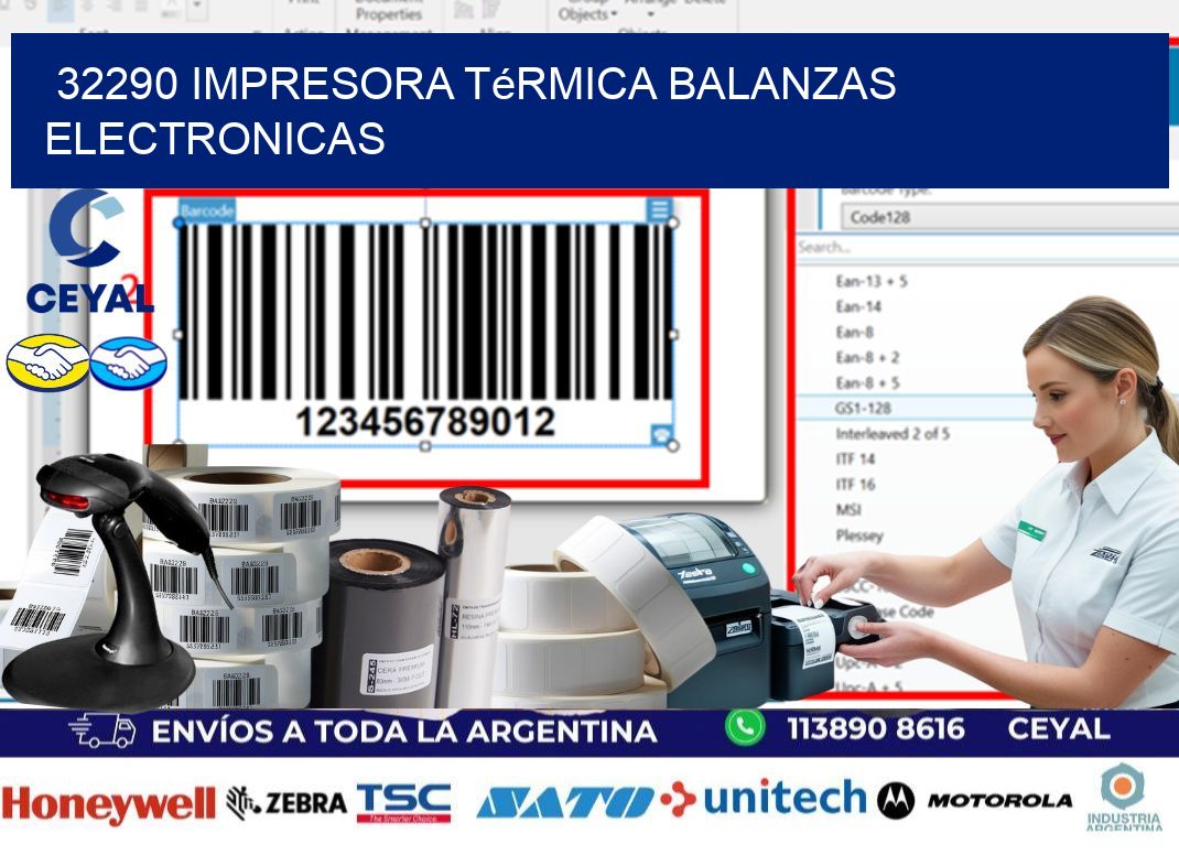 32290 impresora térmica balanzas electronicas