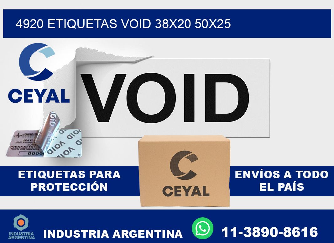 4920 etiquetas void 38×20 50×25