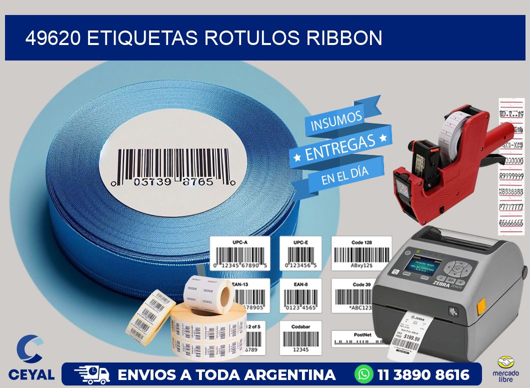 49620 Etiquetas rotulos ribbon