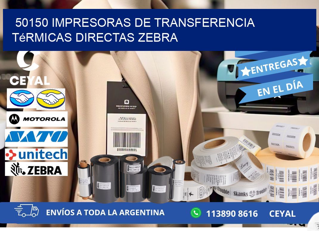 50150 impresoras de Transferencia térmicas directas zebra