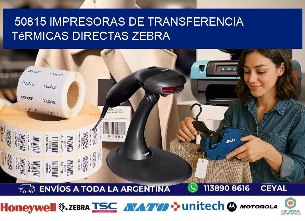 50815 impresoras de Transferencia térmicas directas zebra