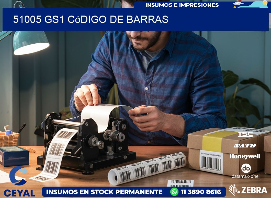51005 GS1 código de barras
