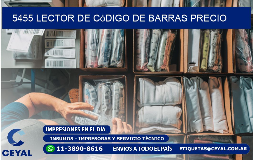 5455 Lector de código de barras precio