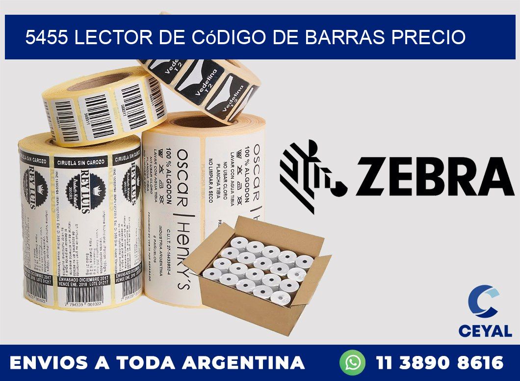 5455 Lector de código de barras precio