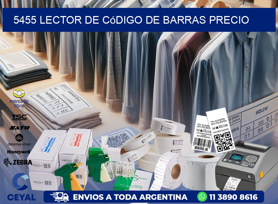 5455 Lector de código de barras precio