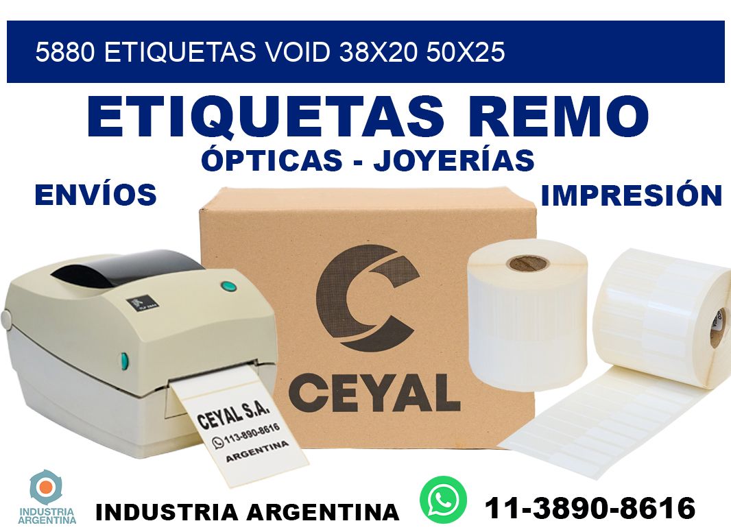 5880 etiquetas void 38x20 50x25