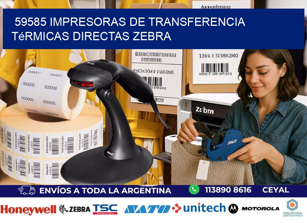 59585 impresoras de Transferencia térmicas directas zebra