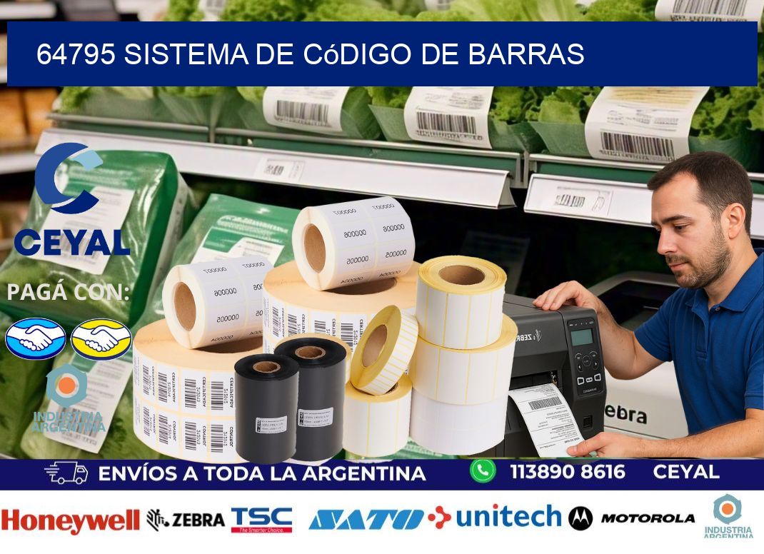64795 Sistema de código de barras