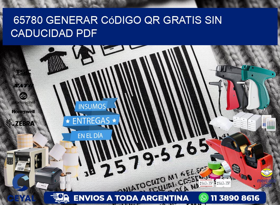 65780 Generar código QR gratis sin caducidad PDF
