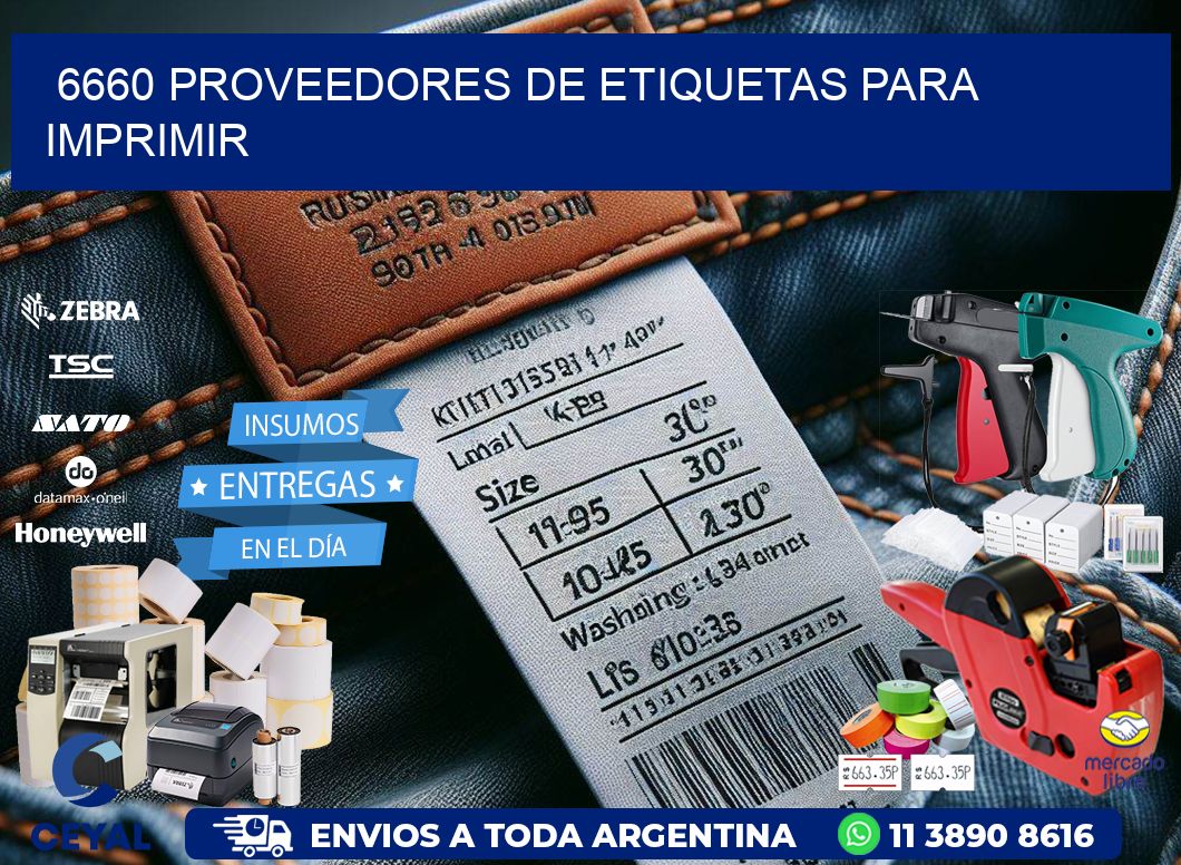 6660 proveedores de etiquetas para imprimir