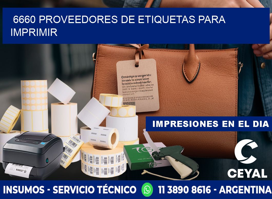 6660 proveedores de etiquetas para imprimir