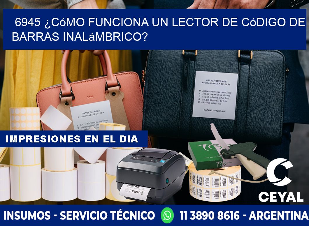 6945 ¿Cómo funciona un lector de código de barras inalámbrico?