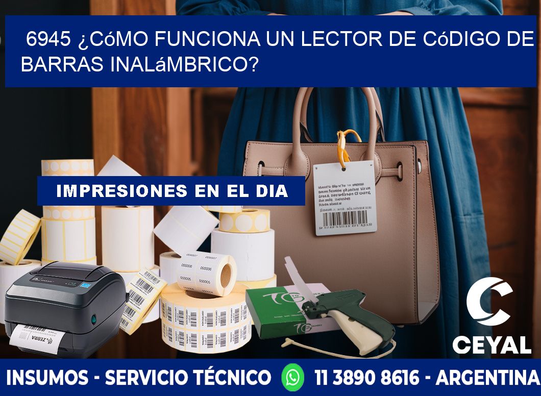 6945 ¿Cómo funciona un lector de código de barras inalámbrico?