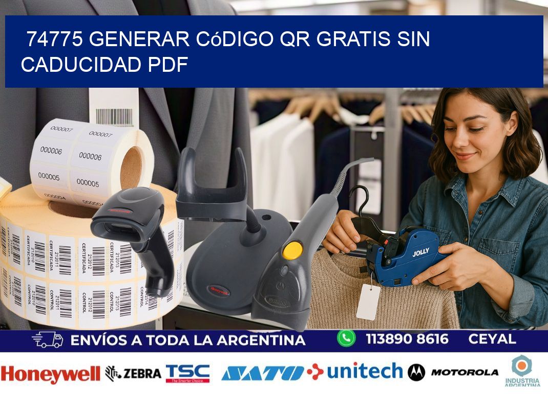 74775 Generar código QR gratis sin caducidad PDF