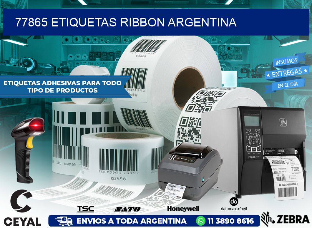 77865 etiquetas ribbon argentina