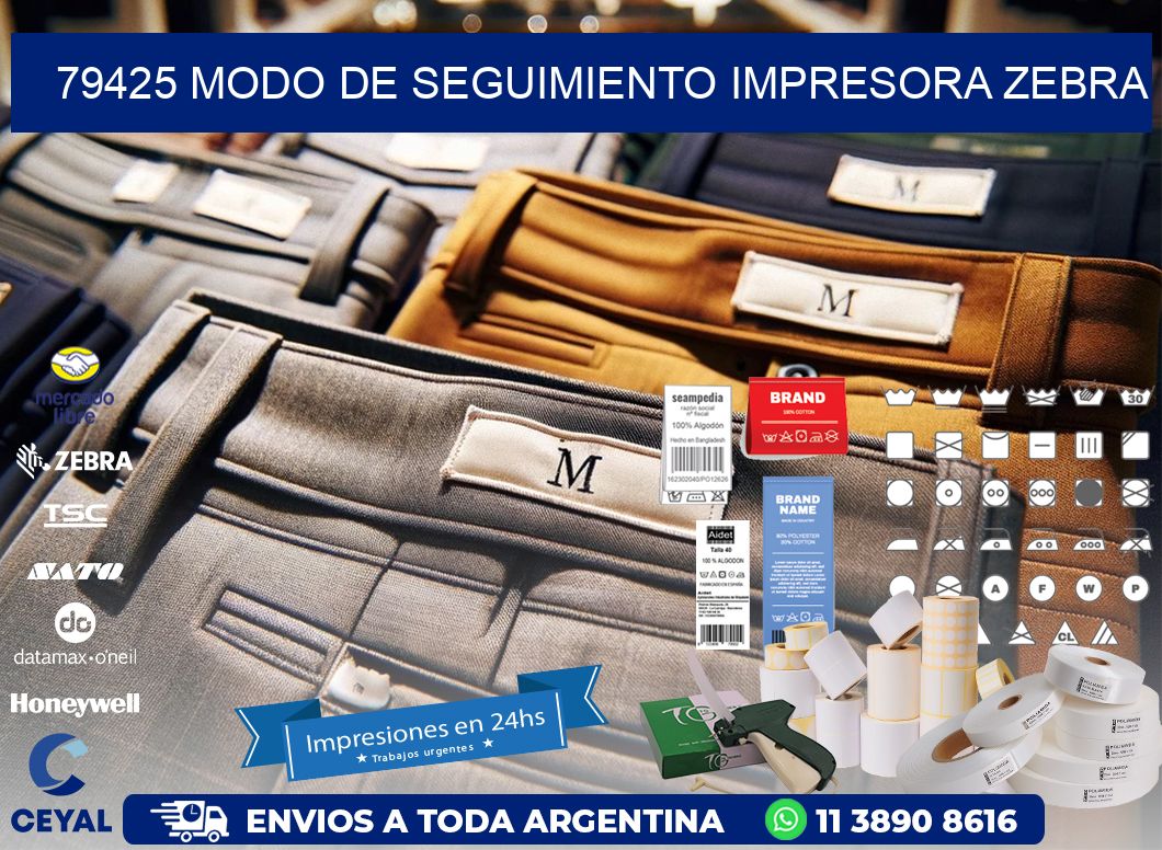 79425 Modo de seguimiento impresora Zebra