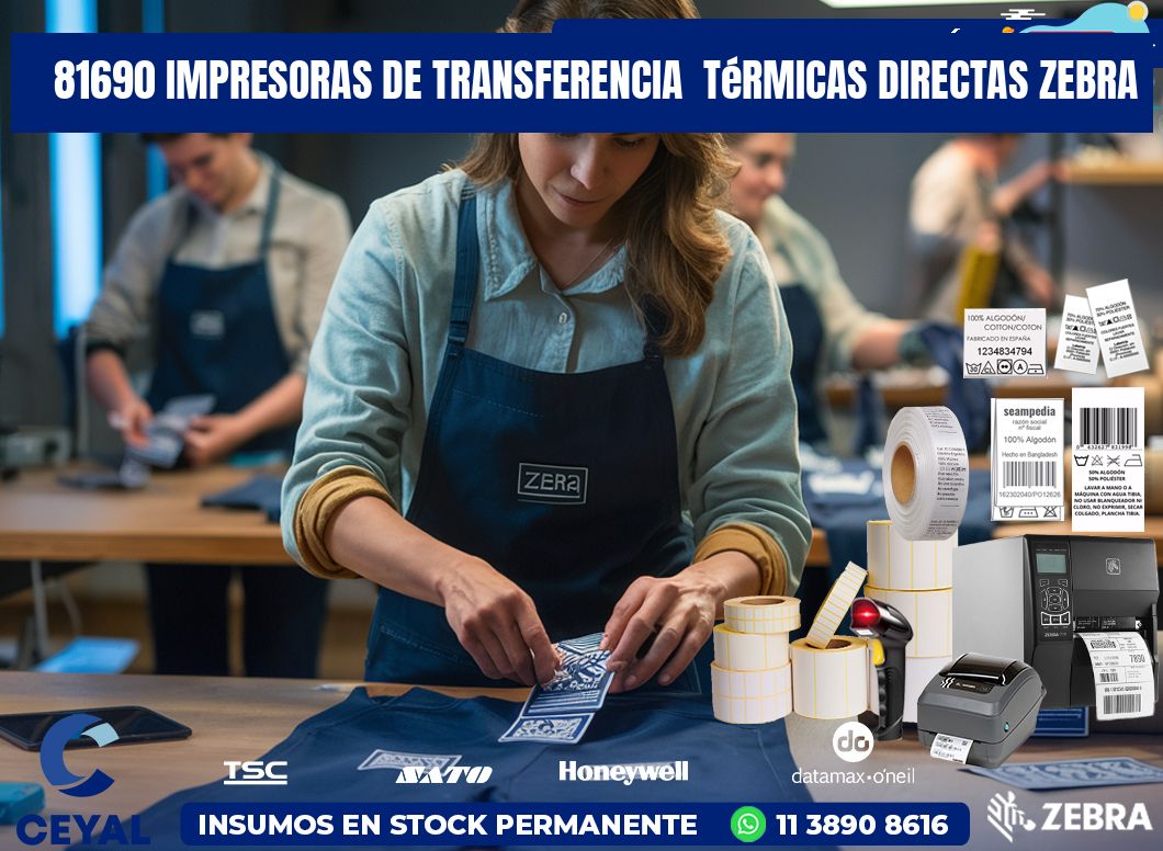 81690 impresoras de Transferencia  térmicas directas zebra