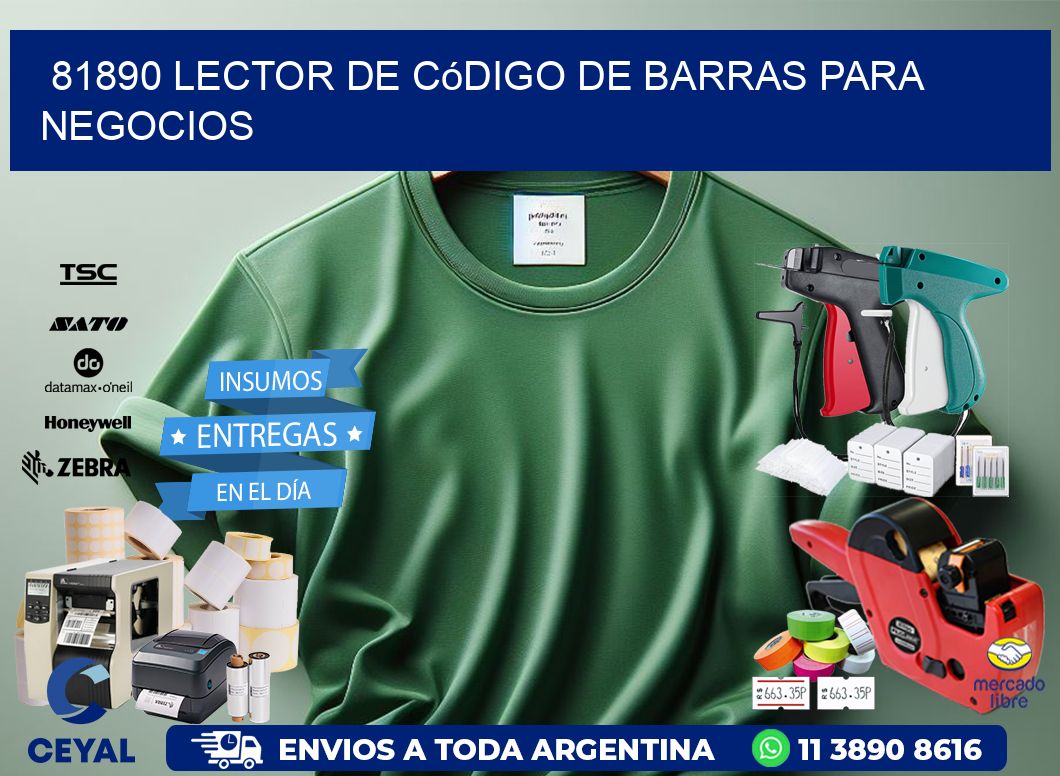 81890 Lector de código de barras para negocios