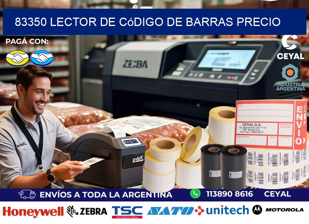 83350 Lector de código de barras precio