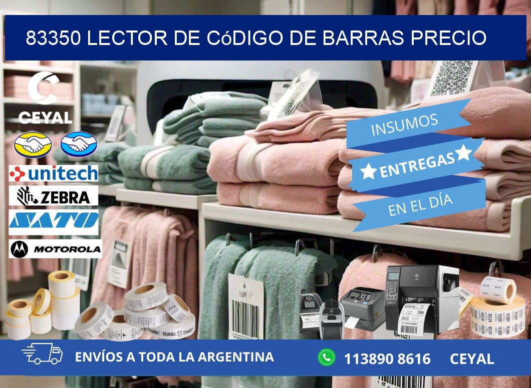 83350 Lector de código de barras precio