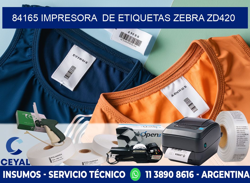 84165 impresora  de etiquetas Zebra ZD420