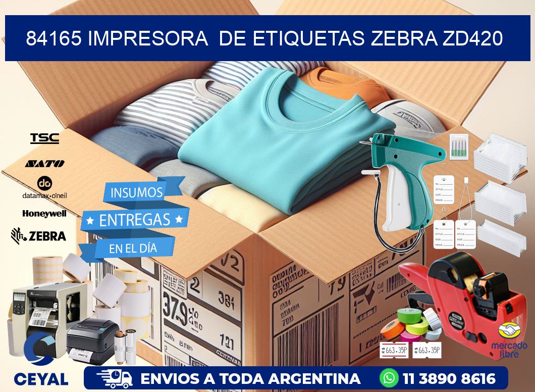 84165 impresora  de etiquetas Zebra ZD420