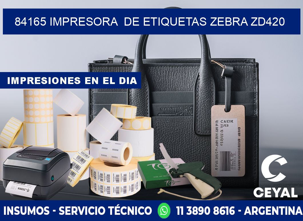 84165 impresora  de etiquetas Zebra ZD420