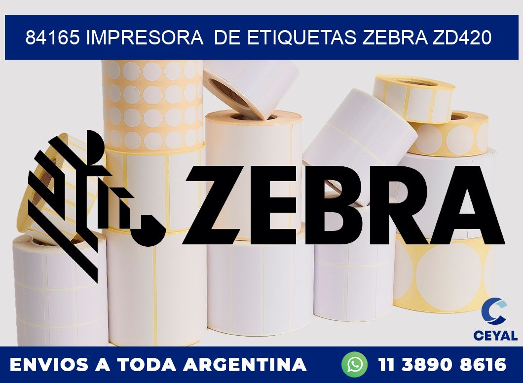84165 impresora  de etiquetas Zebra ZD420