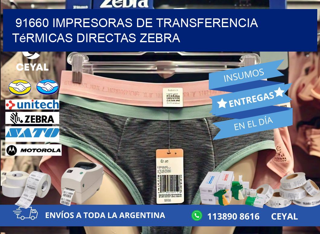 91660 impresoras de Transferencia  térmicas directas zebra