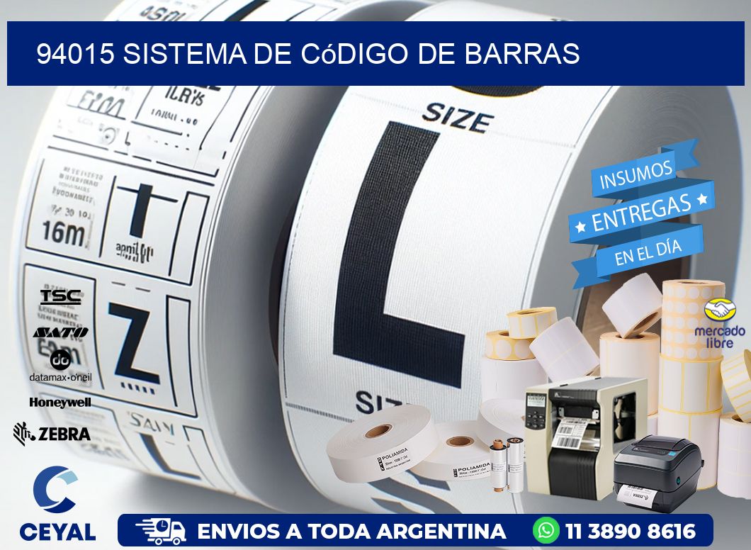 94015 Sistema de código de barras