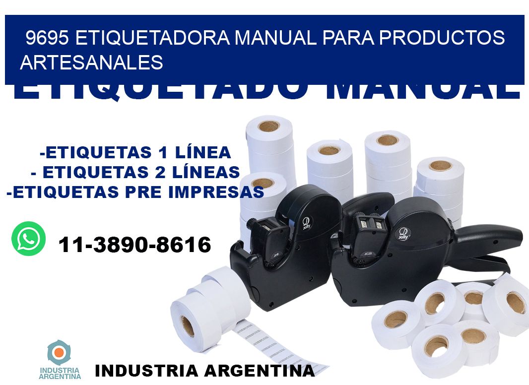 9695 etiquetadora manual para productos artesanales