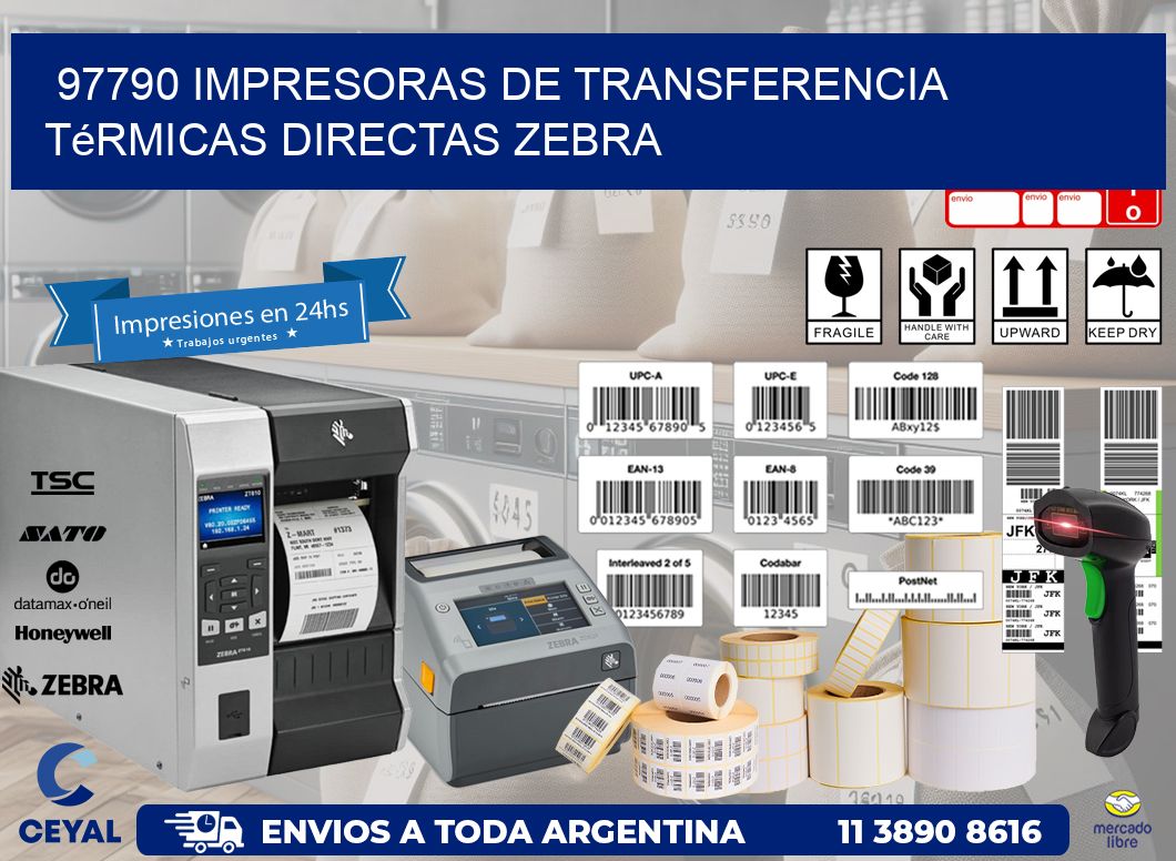 97790 impresoras de Transferencia térmicas directas zebra