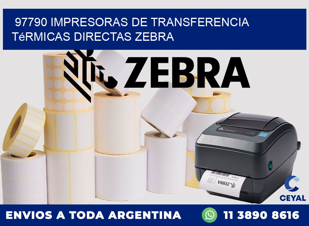 97790 impresoras de Transferencia térmicas directas zebra