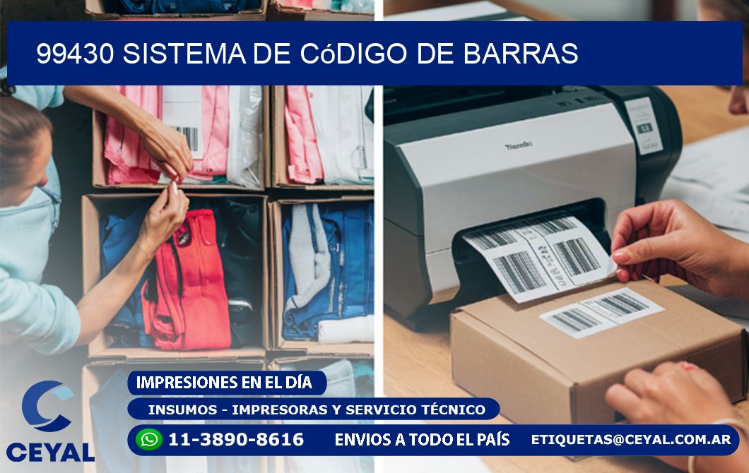 99430 Sistema de código de barras