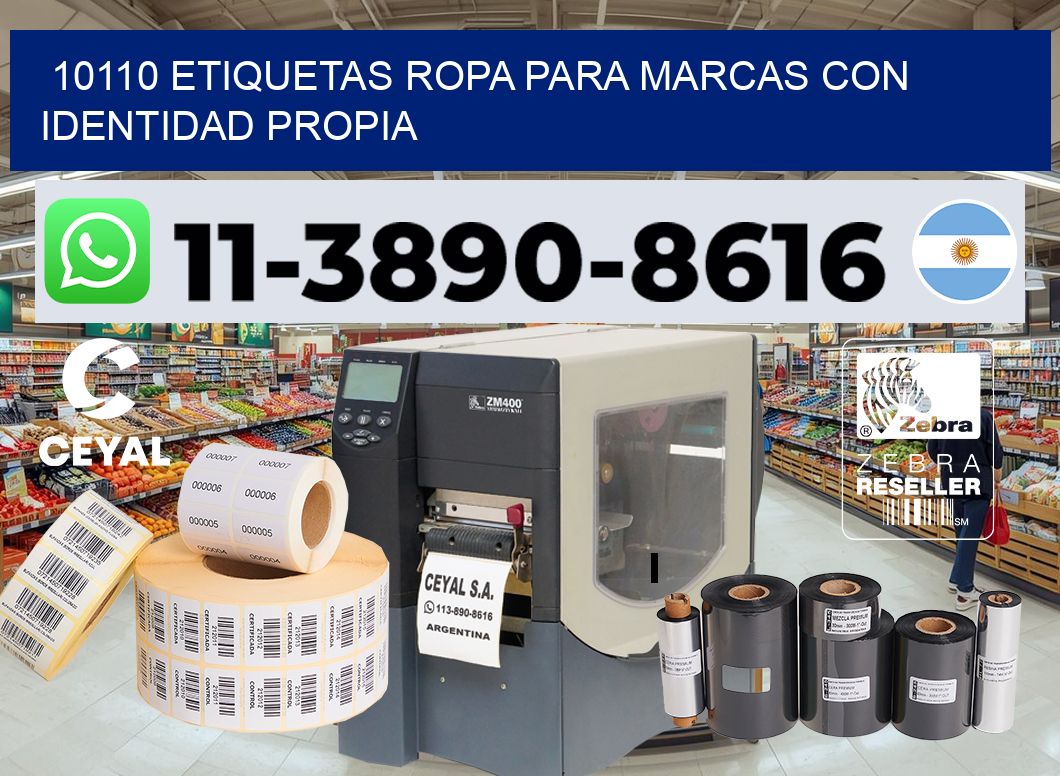 10110 Etiquetas ropa para marcas con identidad propia
