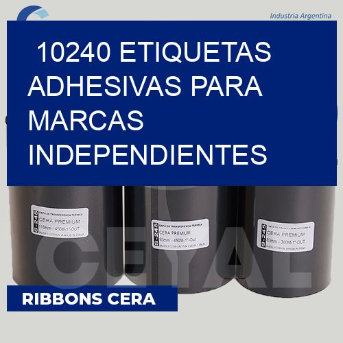 10240 Etiquetas adhesivas para marcas independientes