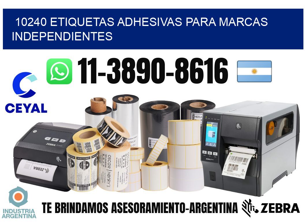 10240 Etiquetas adhesivas para marcas independientes