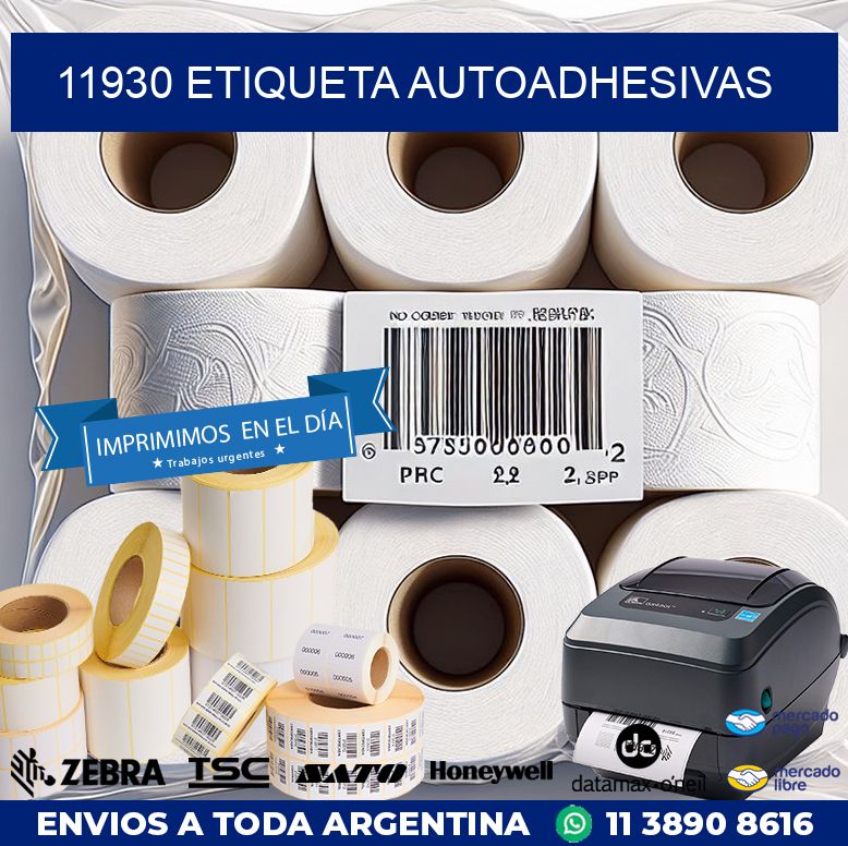 11930 etiqueta autoadhesivas