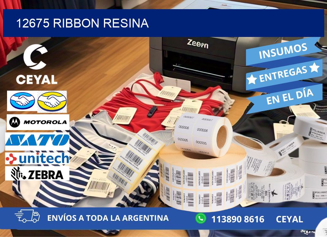 12675 ribbon resina