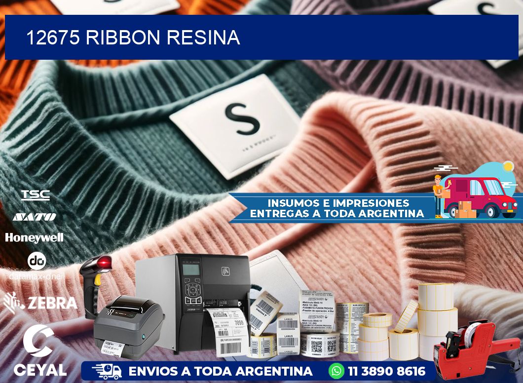 12675 ribbon resina