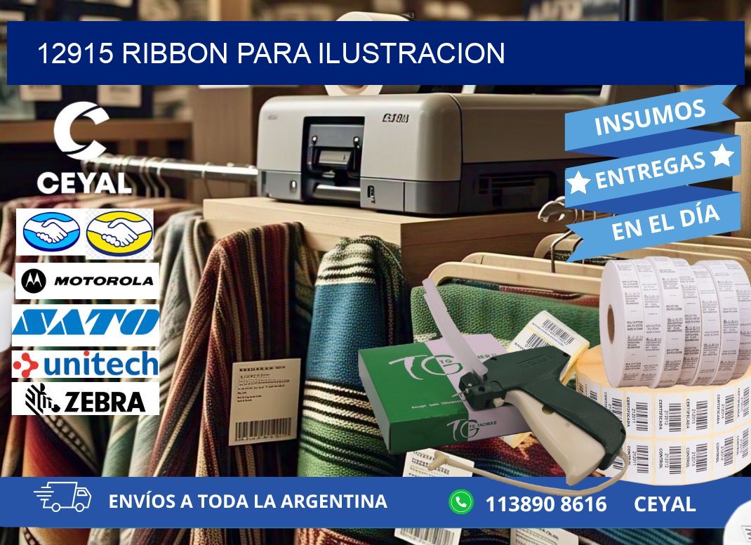 12915 ribbon para ilustracion