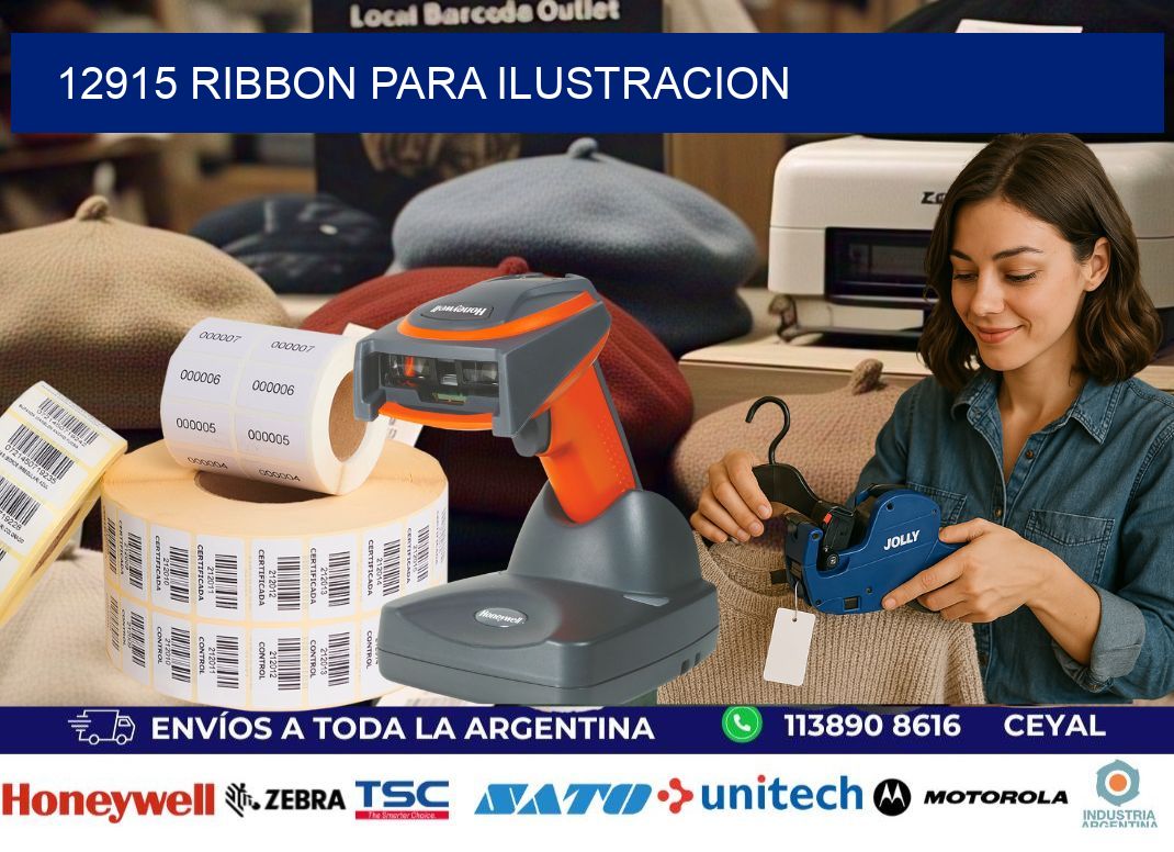 12915 ribbon para ilustracion