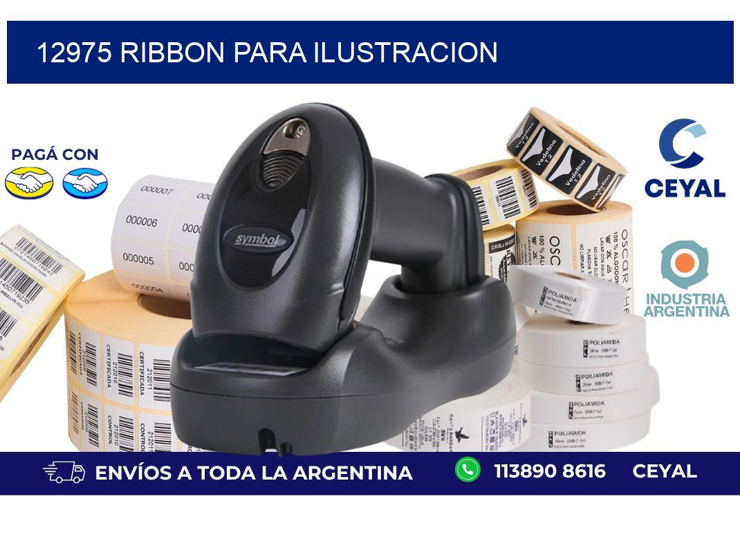 12975 ribbon para ilustracion