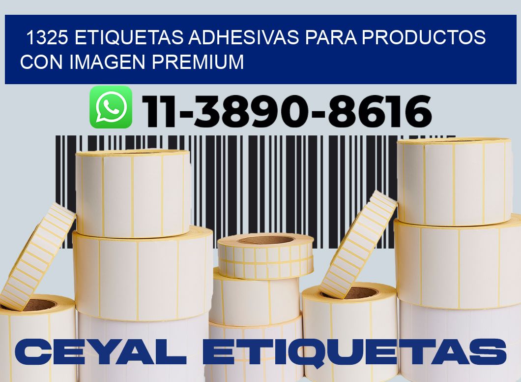 1325 Etiquetas adhesivas para productos con imagen premium