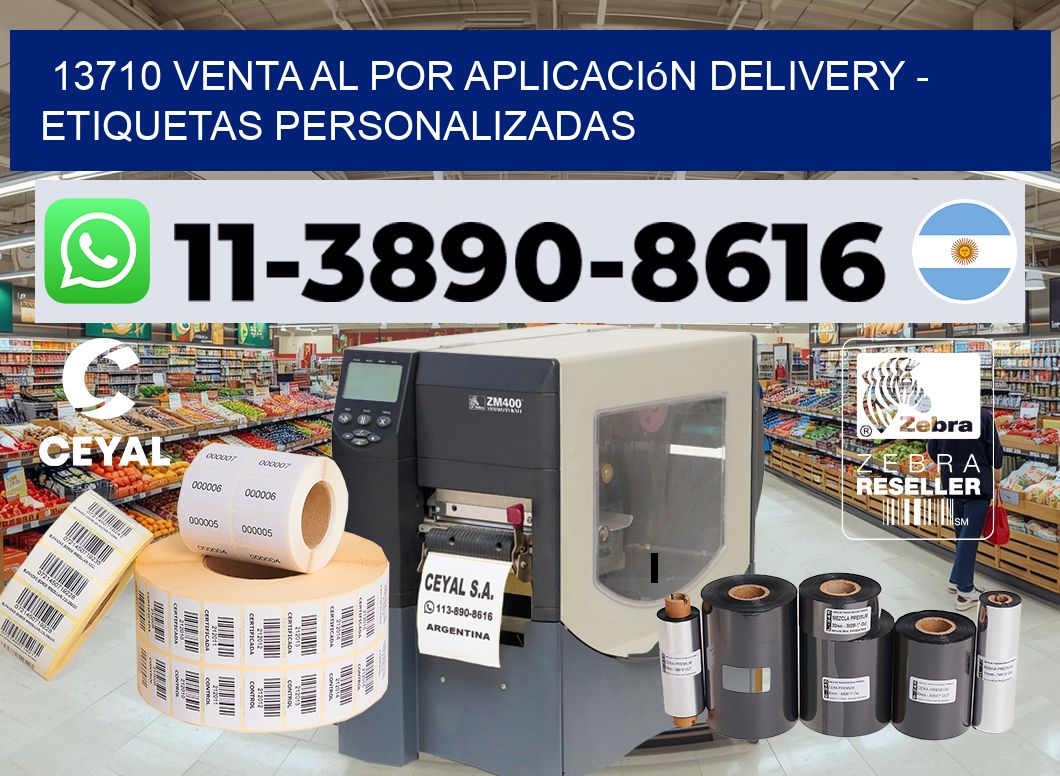 13710 Venta al Por Aplicación delivery – Etiquetas Personalizadas