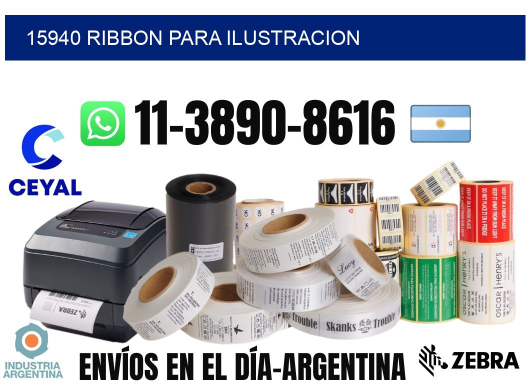 15940 ribbon para ilustracion