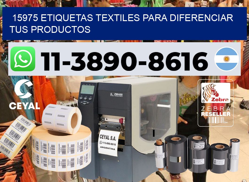 15975 Etiquetas textiles para diferenciar tus productos